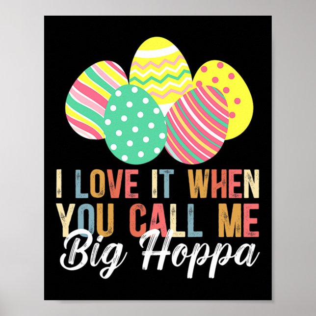 Affiche J'Aime Quand Tu M'Appelles Big Hoppa Bunny Ear Eas (Devant)
