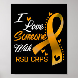Affiche J'Aime Quelqu'Un Avec Rsd Crps Sensibilisation 1