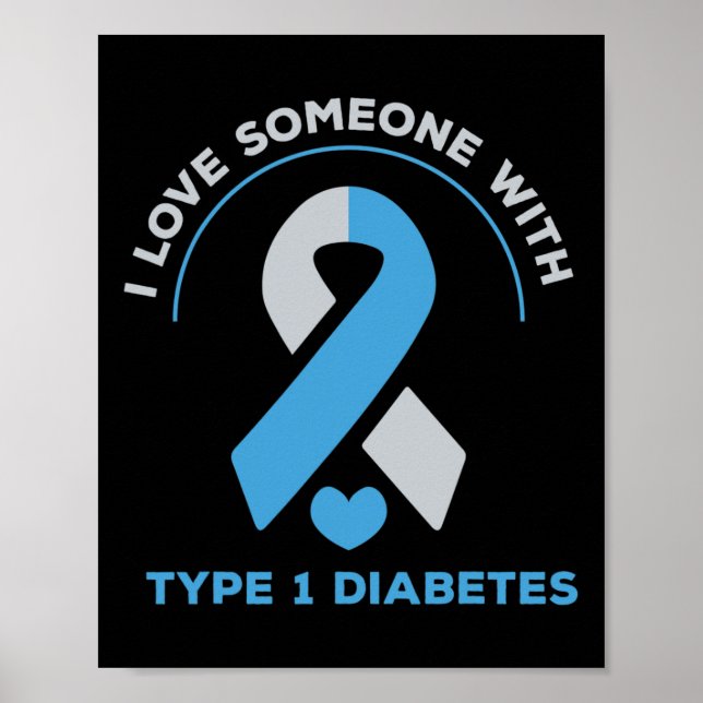 Affiche J'Aime Quelqu'Un Avec Un Cadeau De Sensibilisation (Devant)