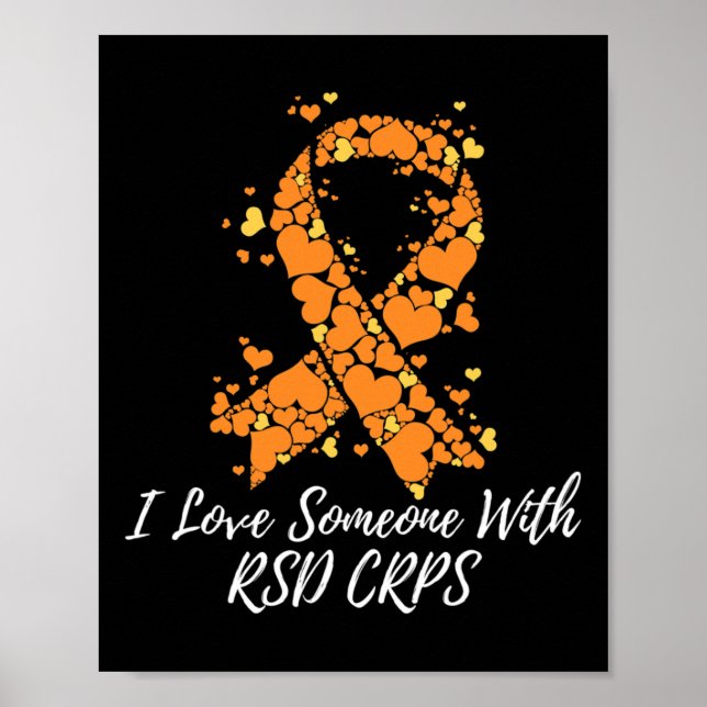 Affiche J'Aime Quelqu'Un Qui A Une Sensibilisation Rsd Crp (Devant)