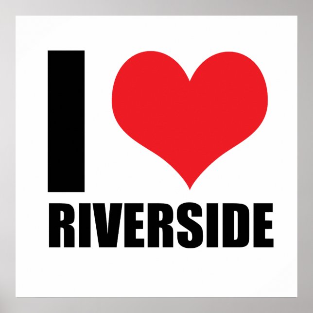 Affiche J'aime Riverside (Devant)