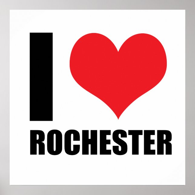 Affiche J'aime Rochester (Devant)