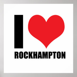 Affiche J'aime Rockhampton