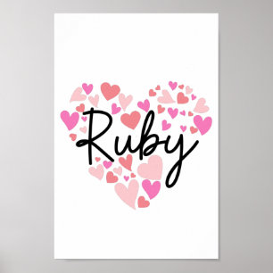 Affiche J'aime Ruby