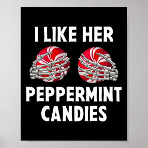 Affiche J'Aime Sa Peppermenthe Candies Funny Couples Chris