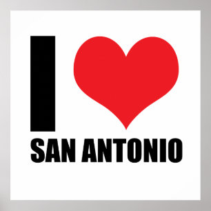 Affiche J'aime San Antonio