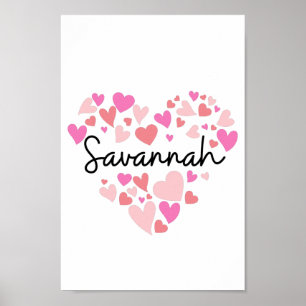 Affiche J'aime Savannah