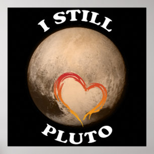 Affiche "J'aime toujours Pluto"