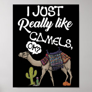 Affiche J'Aime Vraiment Les Camels OK Camel