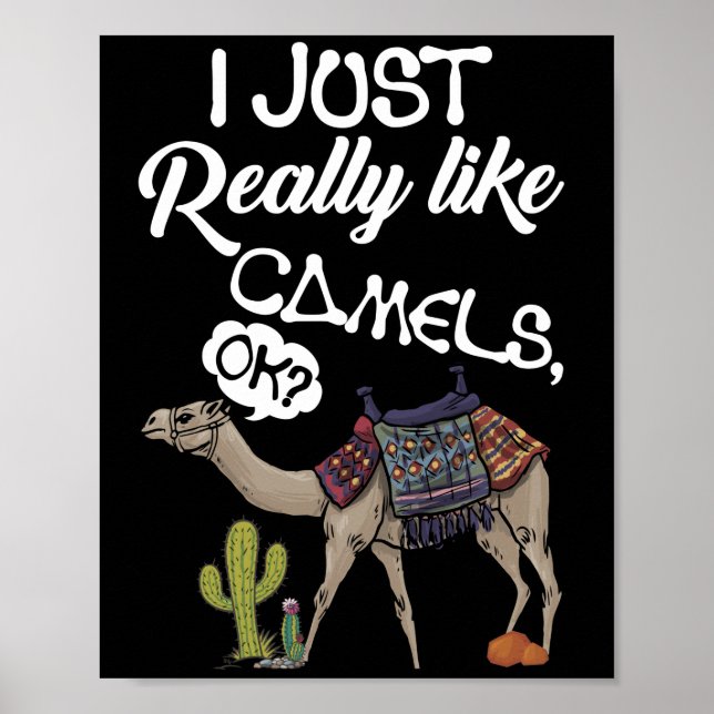 Affiche J'Aime Vraiment Les Camels OK Camel (Devant)