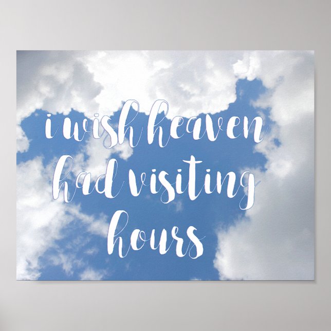 Affiche J'aimerais que le ciel ait visité des heures | Cit (Devant)