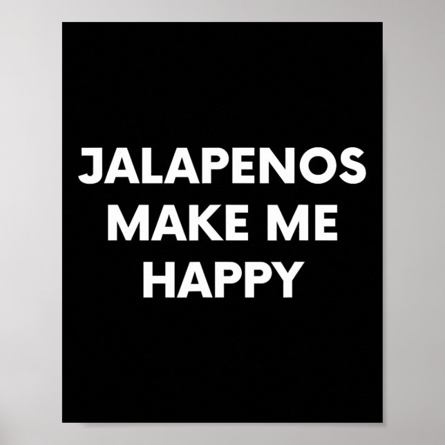 Affiche Jalapenos Funny Cinco De Mayo Humour Mexicain P (Devant)