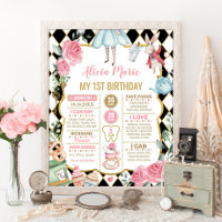 Jalon Floral Alice au Pays des Merveilles 1er Anni