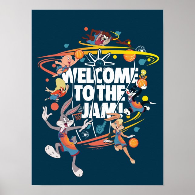 Affiche JAM SPACE : UN NOUVEAU LEGAC™ | Bienvenue dans la  (Devant)