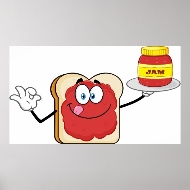 Affiche Jam Sur Toast (Devant)