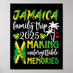 Affiche Jamaica Family Trip 2025 Making Memories Jamaïque 