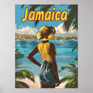 Affiche Jamaïque Beach