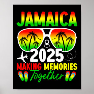 Affiche Jamaïque Réunion familiale 2025 Faire des souvenir