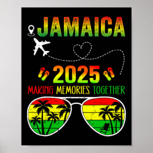 Affiche Jamaïque Réunion familiale 2025 Faire des souvenir