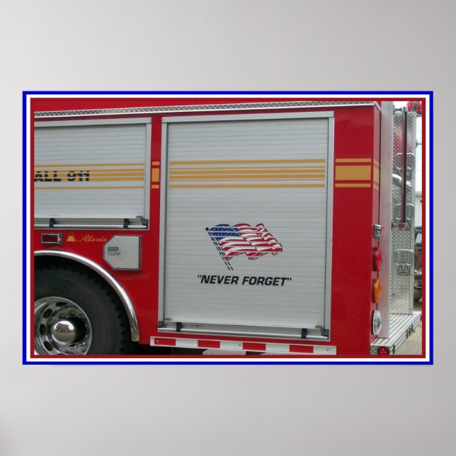 Affiche jamais oublier 9-11 (Devant)