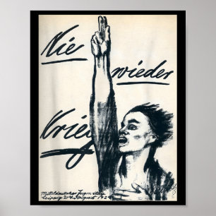 Affiche Jamais Plus De Guerre (nie Wieder Krieg) Par Kathe