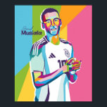 Affiche Jamal Musiala Wpap Pop Art<br><div class="desc">Jamal Musiala pop art</div>