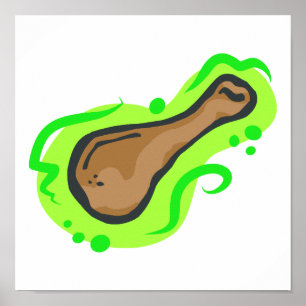 Affiche Jambe de poulet