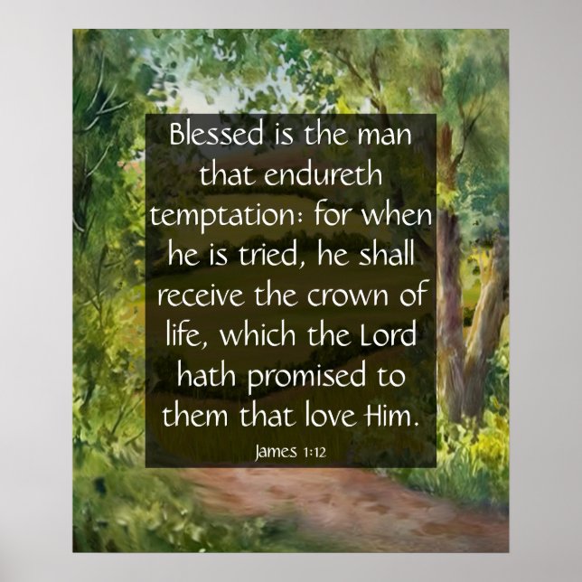 Affiche James 1:12 (Devant)