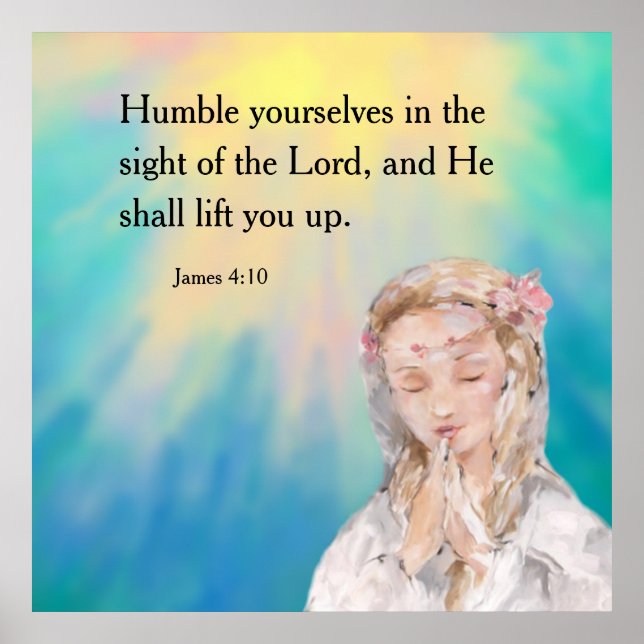 Affiche James 4:10 (Devant)