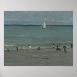 Affiche James Abbott McNeill Whistler-Coast Scene, Bathers