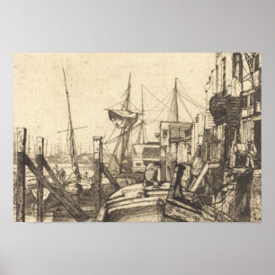 Affiche James Abbott McNeill Whistler - Limehouse
