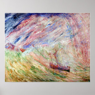 Affiche James Ensor Christ Calmer l'eau