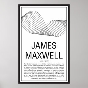Affiche James Maxwell