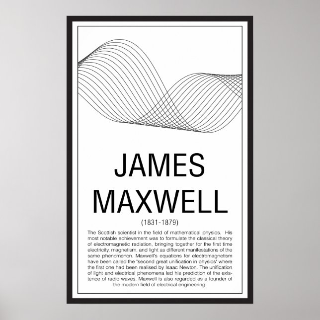 Affiche James Maxwell (Devant)
