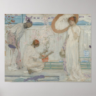 Affiche James McNeill Whistler - La Symphonie Blanche