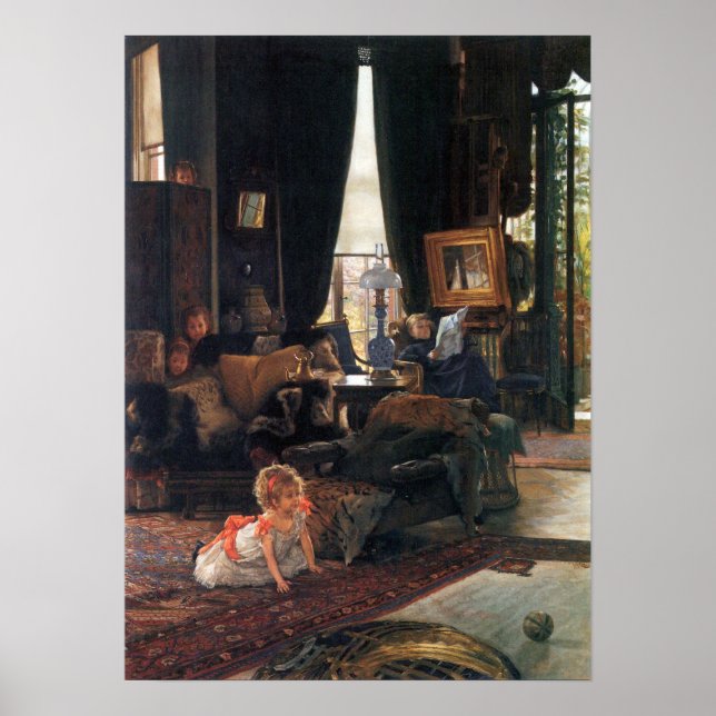 Affiche James Tissot - Caché-cache (Devant)