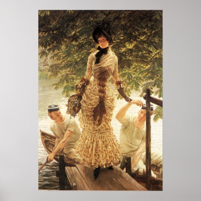 Affiche James Tissot Sur L'Affiche De La Tamise (Devant)