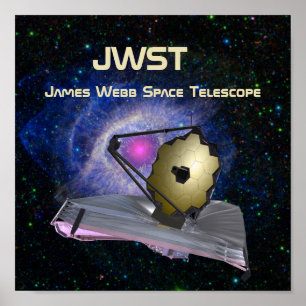 Affiche James Webb Télescope spatial JWST
