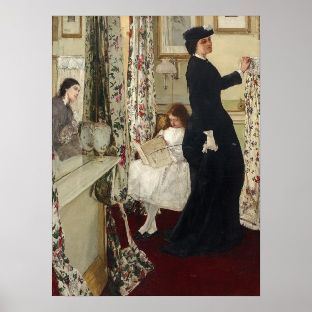 Affiche James Whistler - La Salle De Musique (Devant)