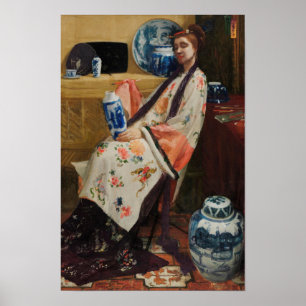 Affiche James Whistler - Le Lange Leizen des Six Marks