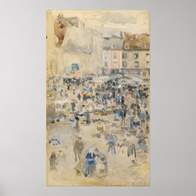Affiche James Whistler - Nocturne : Chelsea (Devant)