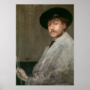 Affiche James Whistler - Portrait du peintre