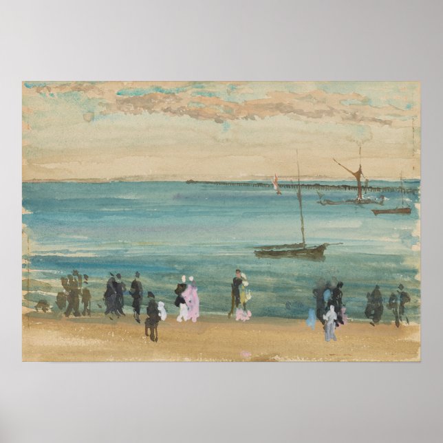 Affiche James Whistler - Southend Pier (Devant)