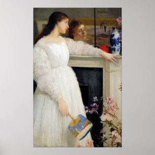 Affiche James Whistler - Symphonie en blanc no 2