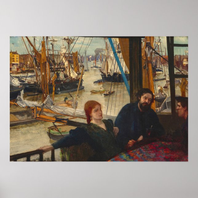 Affiche James Whistler - Wapping (Devant)