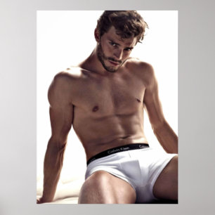 Affiche Jamie Dornan Shirless