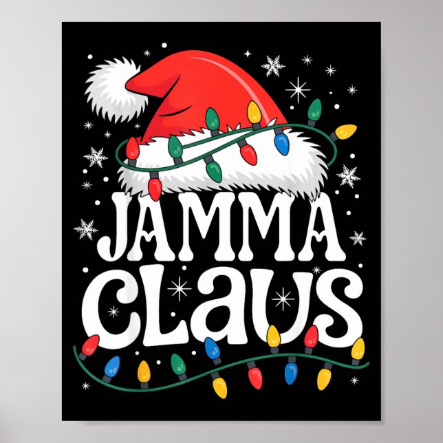 Affiche Jamma Claus Funny Xmas Christmas Grandma Holiday S (Devant)