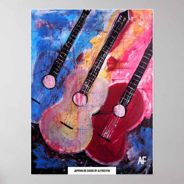Affiche Jamming be Goode Painting by Alfred Fox (Devant)