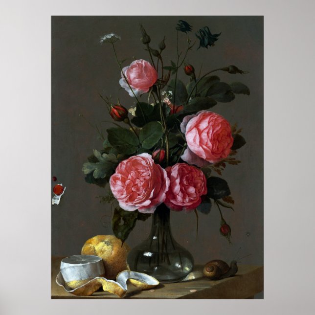 Affiche Jan Davidsz de Heem, Floral Still Life (Devant)