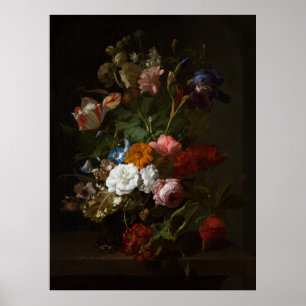 Affiche Jan Davidsz de Heem, Vase avec Fleurs, 1700